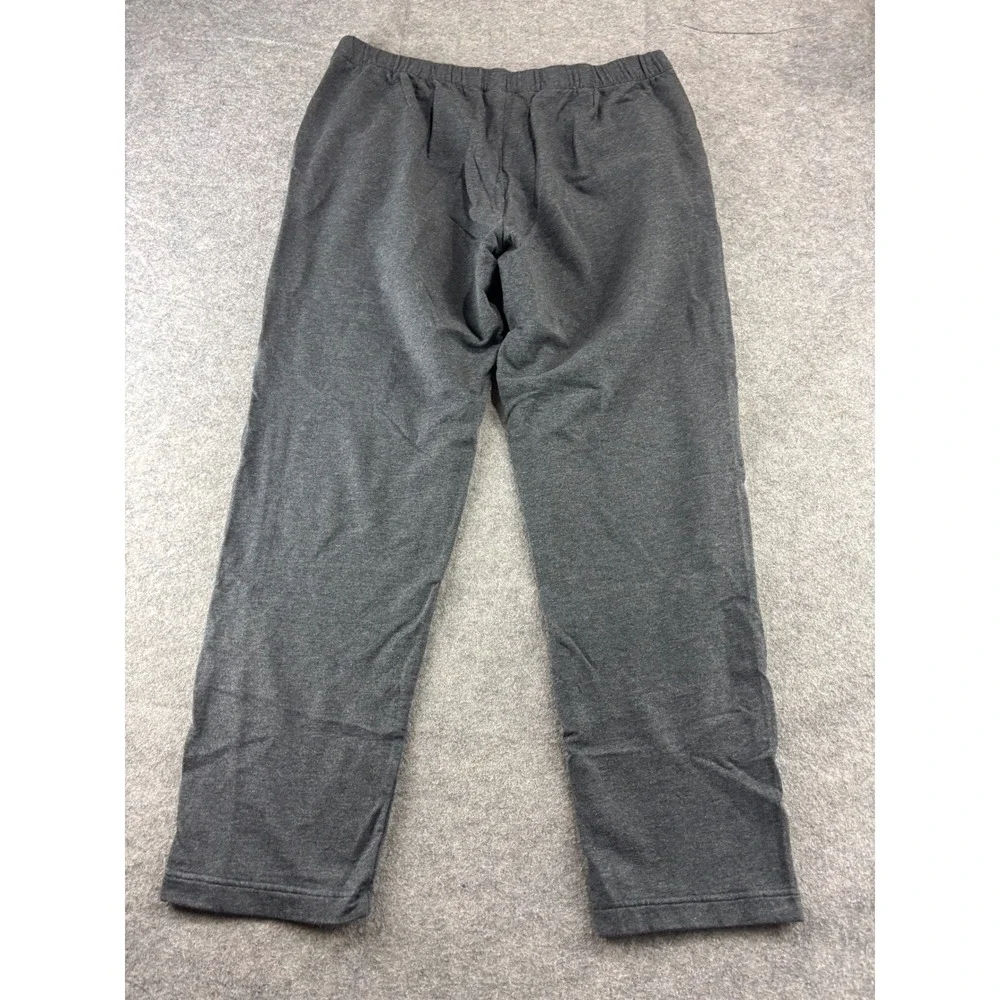 Pure Jill J. Jill Charcoal Gray Pima Cotton Modal Straight Lounge Pants Womens M
